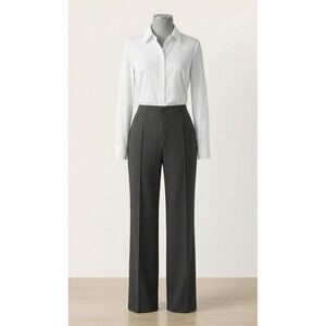 Peace of Cloth Womens Size 8 Gray Zipper Front Dress Pants
